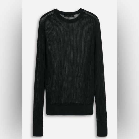 Nwt- zara- OPEN KNIT SWEATER 50TH ANNIVERSARY-Small - Picture 3 of 7